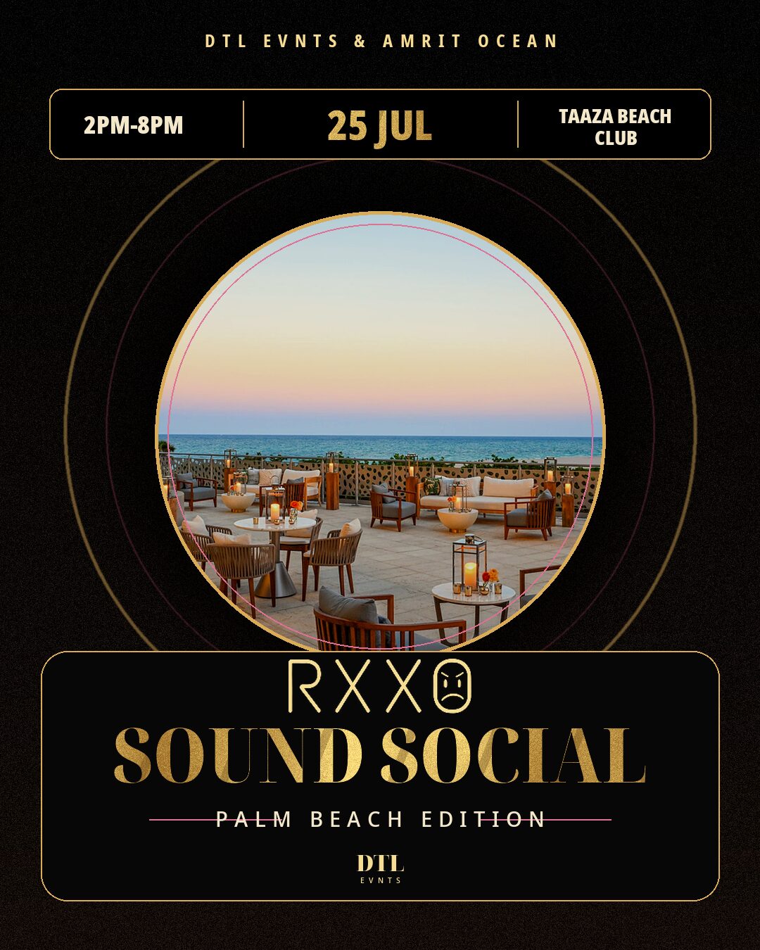 Sound Social Palm Beach Edition event flyer
